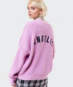 Minga London Angelic Pink Knitted Cardigan Clothing