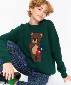 Minga London Cute Teddy Bear Knitted Jumper