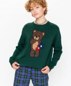 Minga London Cute Teddy Bear Knitted Jumper