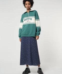 Minga London Estate Half-Zip Sweatshirt Clothing