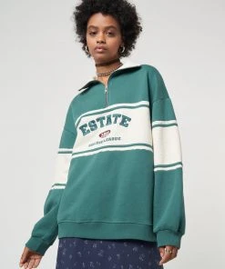 Minga London Estate Half-Zip Sweatshirt Clothing