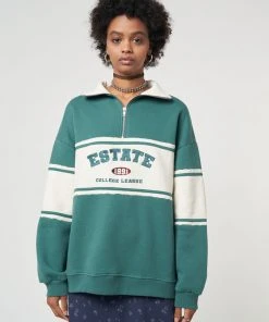 Minga London Estate Half-Zip Sweatshirt Clothing