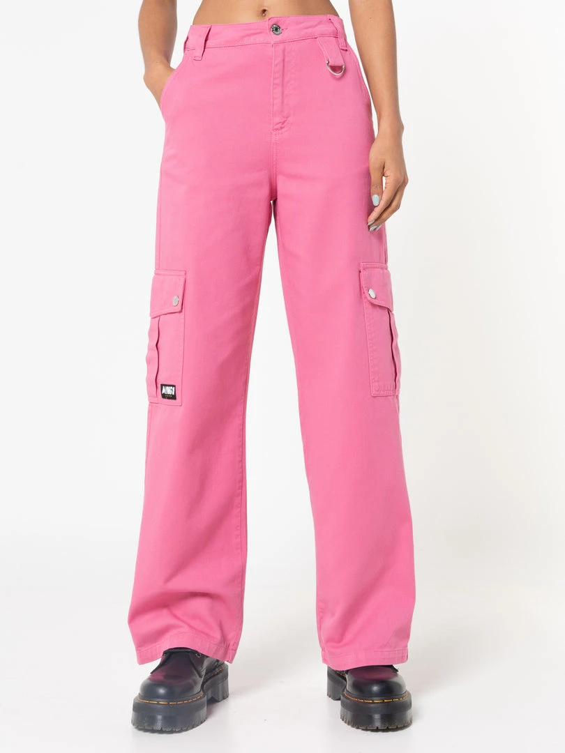 Minga London Hot Pink Utility Trousers