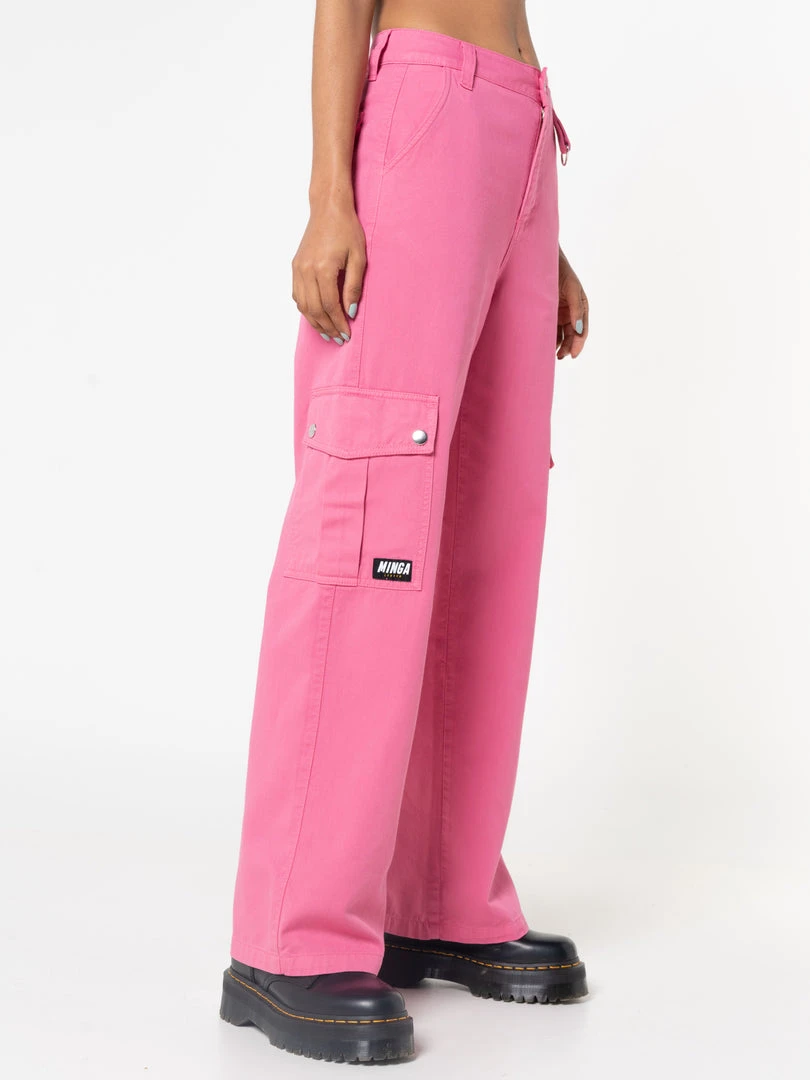Minga London Hot Pink Utility Trousers