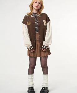 Minga London Clothing Alexis Varsity Bomber Jacket