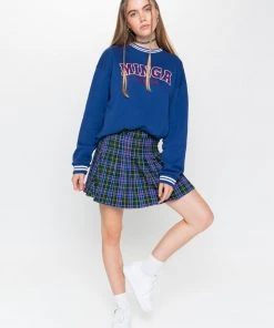 Minga London Minga Sporty Sweater In Blue