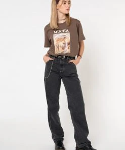 Minga London Clothing Carpenter Jeans In Washed Black