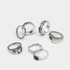 Minga London Ace Of Spades Silver Rings Set Clothing