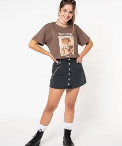 Minga London Alphonse Mucha Art T-shirt Clothing