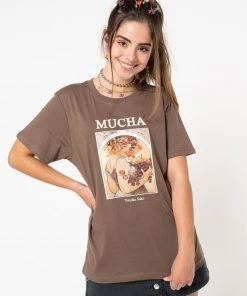 Minga London Alphonse Mucha Art T-shirt Clothing