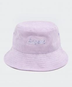 Minga London Clothing Angelic Corduroy Bucket Hat In Lilac