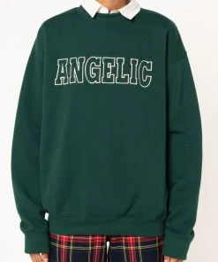 Minga London Angelic Embroidered Sweater Clothing