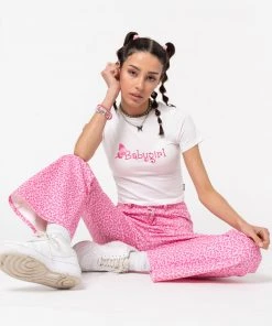 Minga London Babygirl Butterfly Crop Tee Clothing