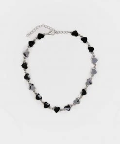 Minga London Crown Of Thorns Silver Necklace Set