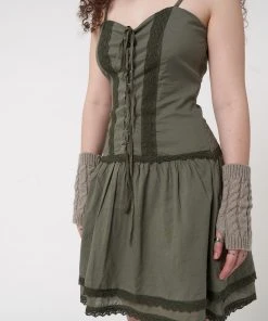 Minga London Clothing Dana Lace Up Corset Dress