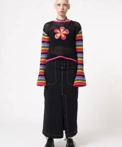 Minga London Deb Black Cargo Maxi Skirt Most Wanted