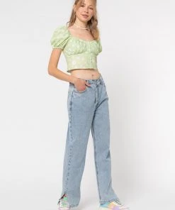 Minga London Eden Floral Milkmaid Top