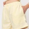 Minga London Maisie Yellow Gingham Boxer Shorts Clothing