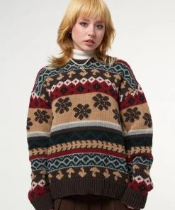 Minga London Granny Jacquard Knit Jumper