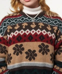 Minga London Granny Jacquard Knit Jumper