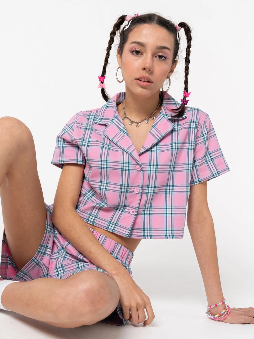 Minga London Hannah Boxer Plaid Shorts