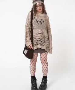 Minga London Clothing Metamorphosis Open Knit Jumper