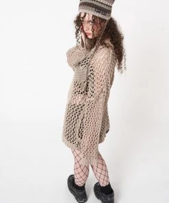 Minga London Clothing Metamorphosis Open Knit Jumper