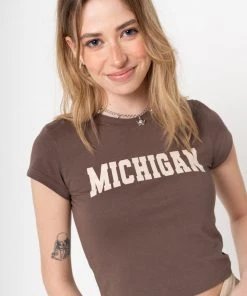 Minga London Michigan Crop Tee