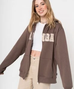 Minga London Minga Logo Zip Up Hoodie Jacket Clothing