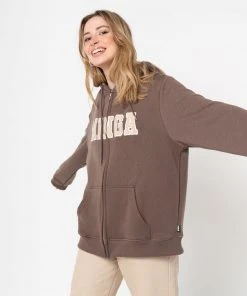 Minga London Minga Logo Zip Up Hoodie Jacket Clothing