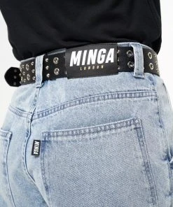 Minga London Clothing Acid Blue Cargo Jeans