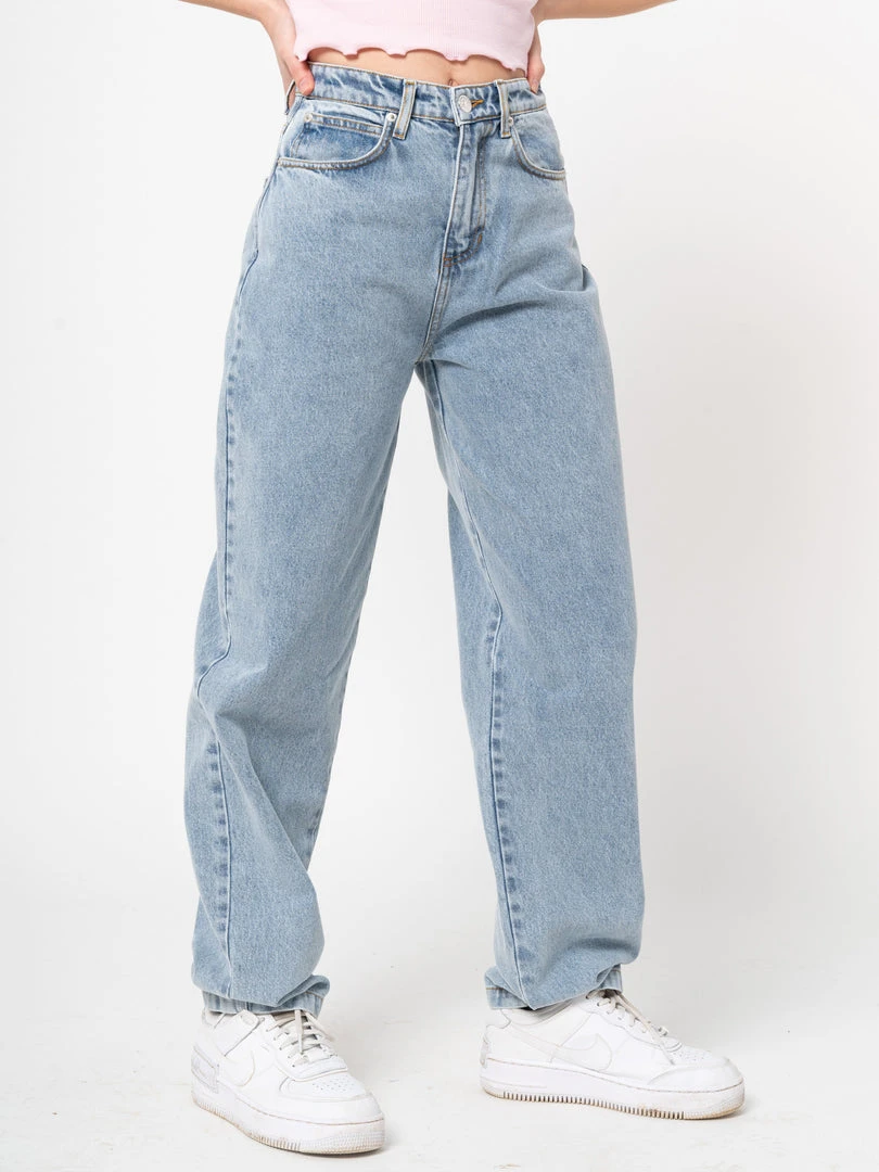 Minga London Angelic Dad Jeans In Light Blue