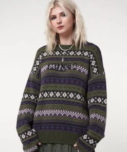 Minga London Aspen Jacquard Knit Jumper Clothing