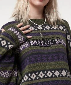Minga London Aspen Jacquard Knit Jumper Clothing