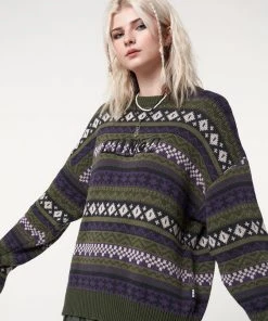 Minga London Aspen Jacquard Knit Jumper Clothing