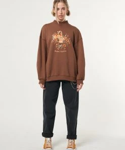 Minga London Bonjour L' Automne Oversized High Neck Sweater