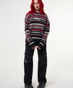 Minga London Boredom Striped Knit Jumper