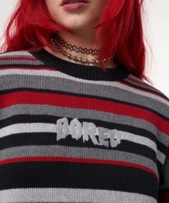 Minga London Boredom Striped Knit Jumper