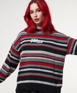 Minga London Boredom Striped Knit Jumper