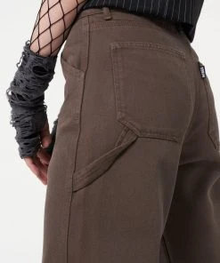 Minga London Clothing Carpenter Jeans In Brown