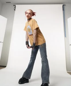 Minga London Celestial Dreams Golden Yellow T-Shirt