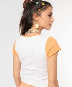 Minga London Chill Out Lettuce Edge Crop Tee