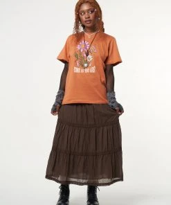 Minga London Clothing Come As You Are Flowers T-shirt