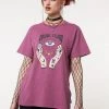 Minga London Cosmic Vision Washed Orchid T-Shirt Most Wanted