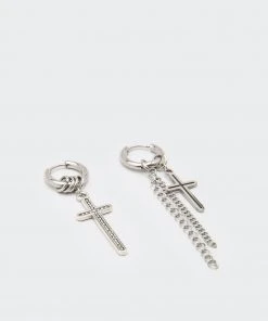 Minga London Cross Your Mind Drop Earrings