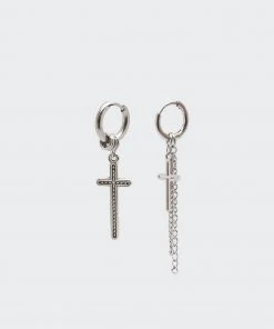 Minga London Cross Your Mind Drop Earrings