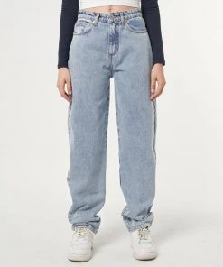 Minga London Denim Dad Jeans In Light Blue