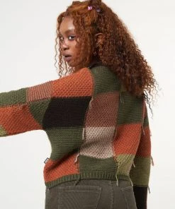 Minga London Free Spirit Patchwork Embroidered Jumper