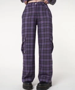 Minga London Harlow Plaid Utility Pants Clothing