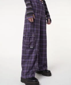 Minga London Harlow Plaid Utility Pants Clothing